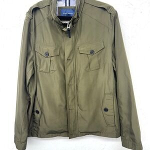 Cole Haan  lightweight polyester  Field‎  jacket men's size XL olive green